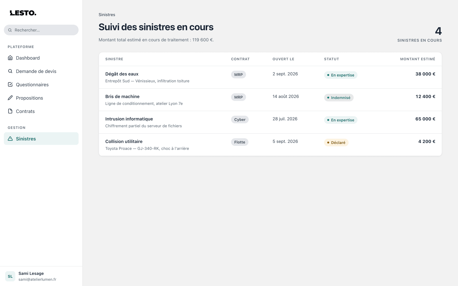 Sinistres